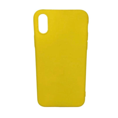 Silicone Case for iPhone X / XS (Yellow)