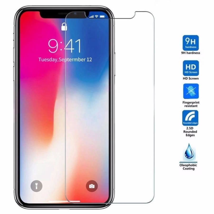 Screen Protectors for iPhone X / XS (Pack of 2)