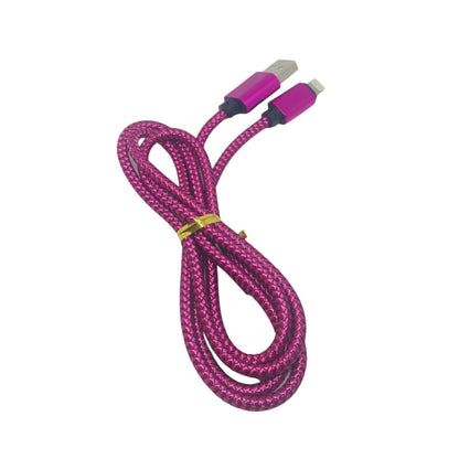 Charger Cable for iPhone/iPad 1m (Rose Red)