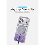 Keephone 3D Heart Glitter Case for iPhone 17 Pro Max | MagSafe Compatible (Peachy) - Mobile Phone