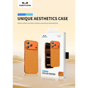 Keephone Ankora Genuine Kevlar Case for iPhone 17 Pro with MagSafe - Mobile Phone