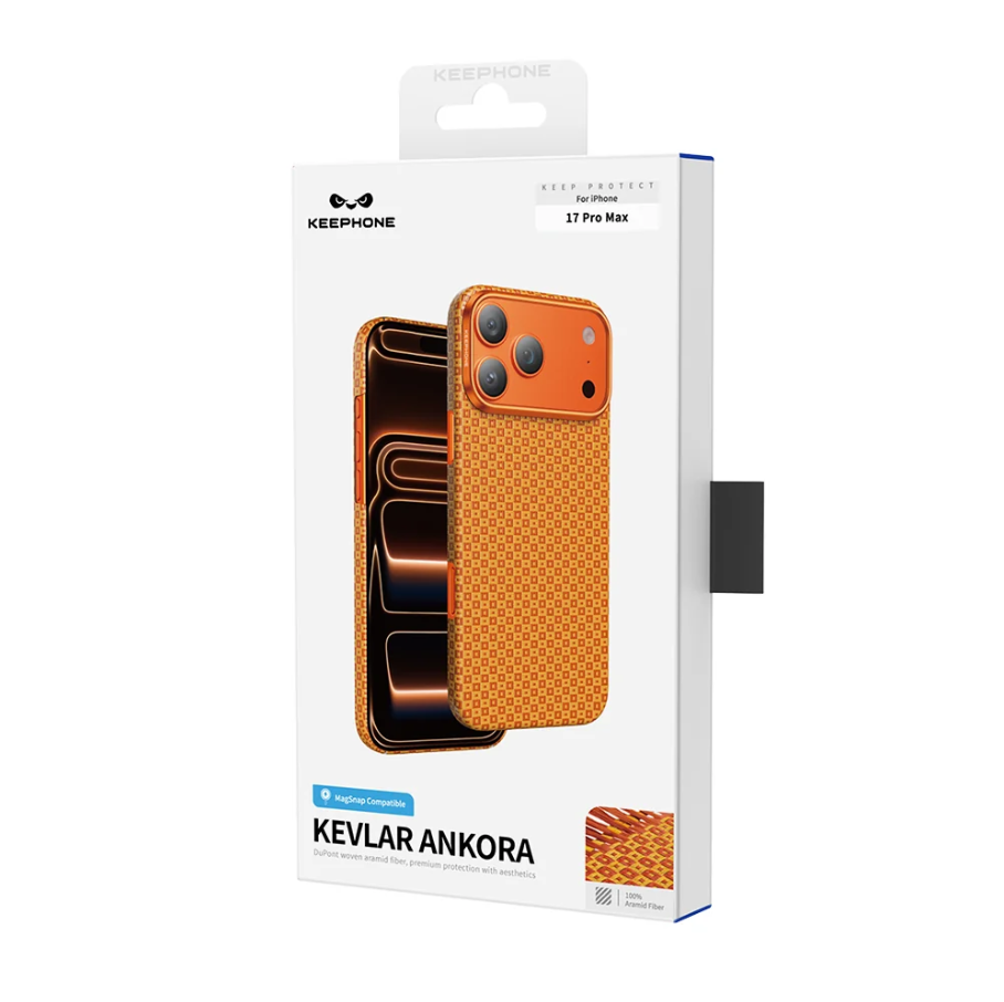 Keephone Ankora Genuine Kevlar Case for iPhone 17