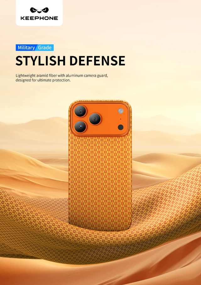 Keephone Ankora Genuine Kevlar Case for iPhone 17