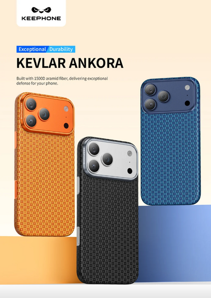 Keephone Ankora Genuine Kevlar Case for iPhone 17