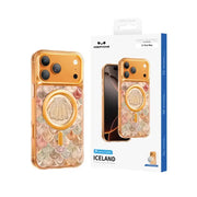 Keephone Iceland Glitter Case for iPhone 17 Pro Max | 3D Diamond Shell MagSafe - Mobile Phone