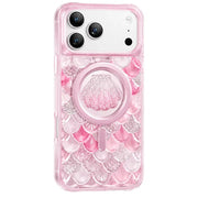 Keephone Iceland Glitter Case for iPhone 17 Pro Max | 3D Diamond Shell MagSafe - Pink - Mobile Phone