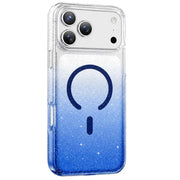 Keephone Lillian Premium Glitter Clear Case for iPhone 17 Pro Max (LILLIAN) - Blue - Mobile Phone
