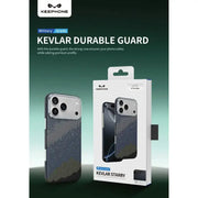 Keephone Starry Kevlar Case for iPhone 17 Pro Max | 1500D Aramid Fiber MagSafe - Mobile Phone
