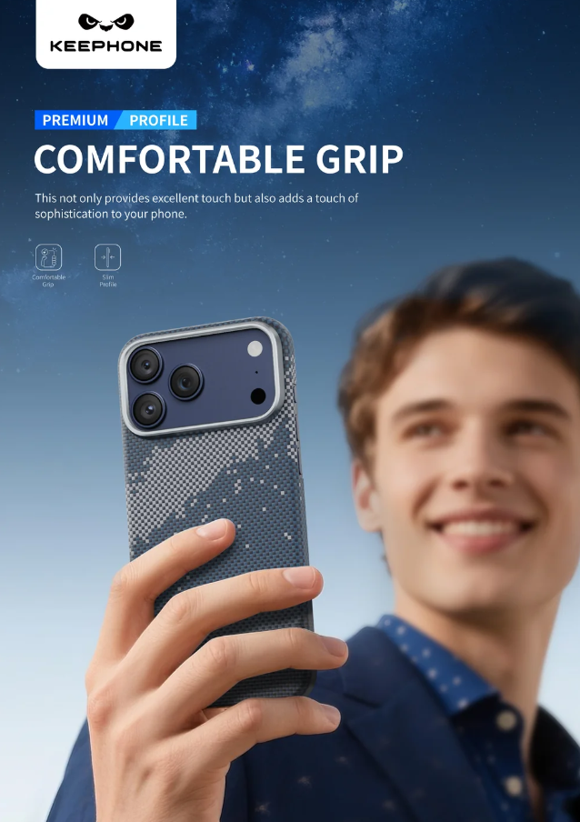 Keephone Starry Kevlar Case with Night Star woven design