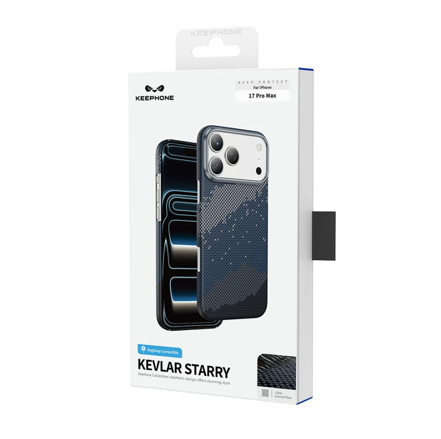Keephone Starry Kevlar Case with Night Star woven design