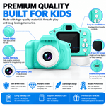kids digital camera with compact design and built-in screen