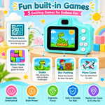 kids digital camera with compact design and built-in screen