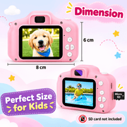 kids digital camera with compact design and built-in screen