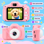 kids digital camera with compact design and built-in screen