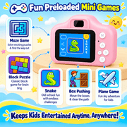 kids digital camera with compact design and built-in screen