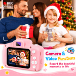 kids digital camera with compact design and built-in screen