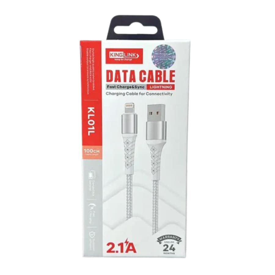 Kinglink 1m USB-A to Lightning Cable KL01L