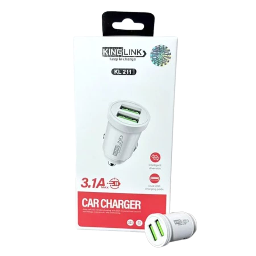 Kinglink 3.1A 2 USB car charger KL211