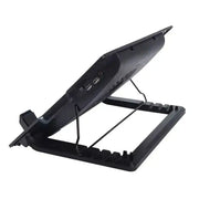 Laptop Cooling Stand with Fan | Adjustable Holder for Gaming Office & Desk
