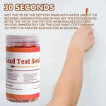 Lead Test Kit - House Paint Metal Ceramics - 60 Cotton Swabs - Tools & Kits (multipurpose)