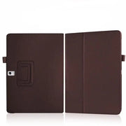 Leather Cover for Samsung Galaxy Tab S 10.5” (2014) - T800/T805 (Brown) - Tablet Cases - Phone/Tablet Accessories