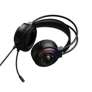 Lightweight Wired Gaming Headset with 40mm Drivers Mic & LED (W118)