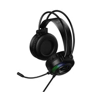 Lightweight Wired Gaming Headset with 40mm Drivers Mic & LED (W118)