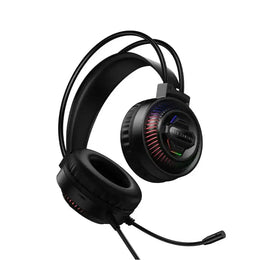 Lightweight Wired Gaming Headset with 40mm Drivers Mic & LED (W118)