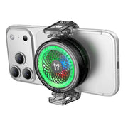 Magnetic Phone Cooler with 7300 RPM Fan RGB Light & Universal Clip (GA6)