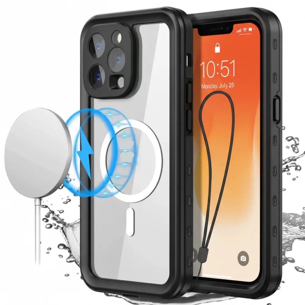 MagSafe Waterproof Shockproof Case for iPhone 15 Pro Max | Redpepper
