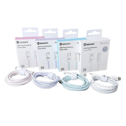 Maxguard 1m Colours 60W Type-C to C cable MC01