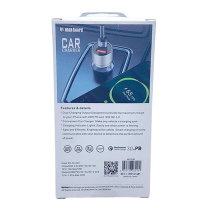 Maxguard 38W UAB A+C car charger MC036