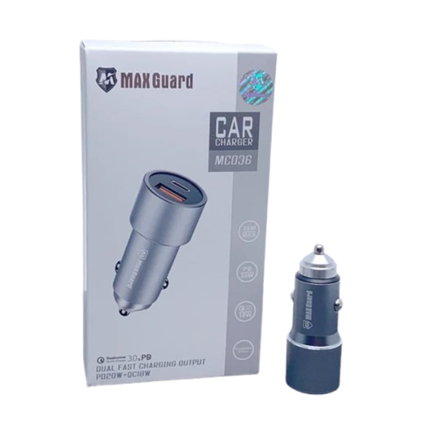 Maxguard 38W UAB A+C car charger MC036
