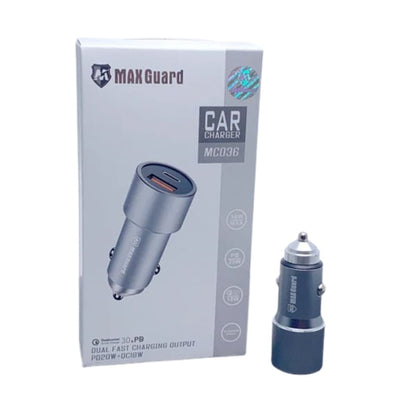 Maxguard 38W UAB A+C car charger MC036