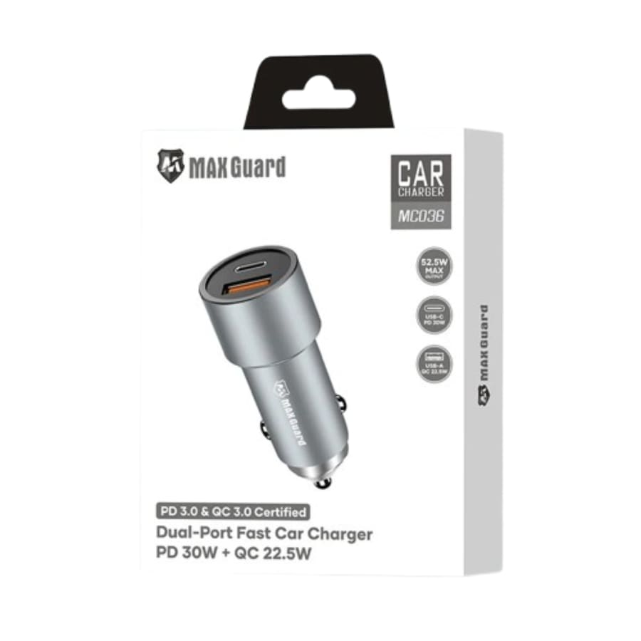 Maxguard 38W UAB A+C car charger MC036