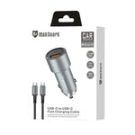 Maxguard 38W USB A + C car charger with Type-C to C combo MC036CC - Accessories