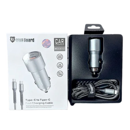 Maxguard 38W USB A+C car charger with Type-C to C combo MC036CC