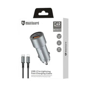 Maxguard 38W USB A + C car charger with Type-C to Lightning combo MC036LC - Accessories
