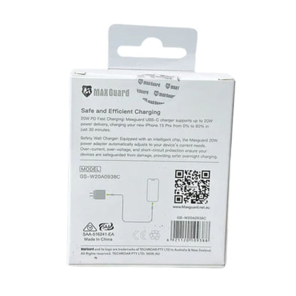 Maxguard PD 20W wall charger GSW20A0938C/GS20W0338