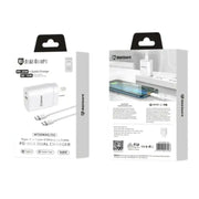 Maxguard PD 25W wall charger with Type-C to C combo WT25WAC/CC - Accessories