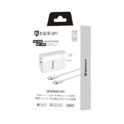Maxguard PD 25W wall charger with Type-C to C combo WT25WAC/CC - Accessories