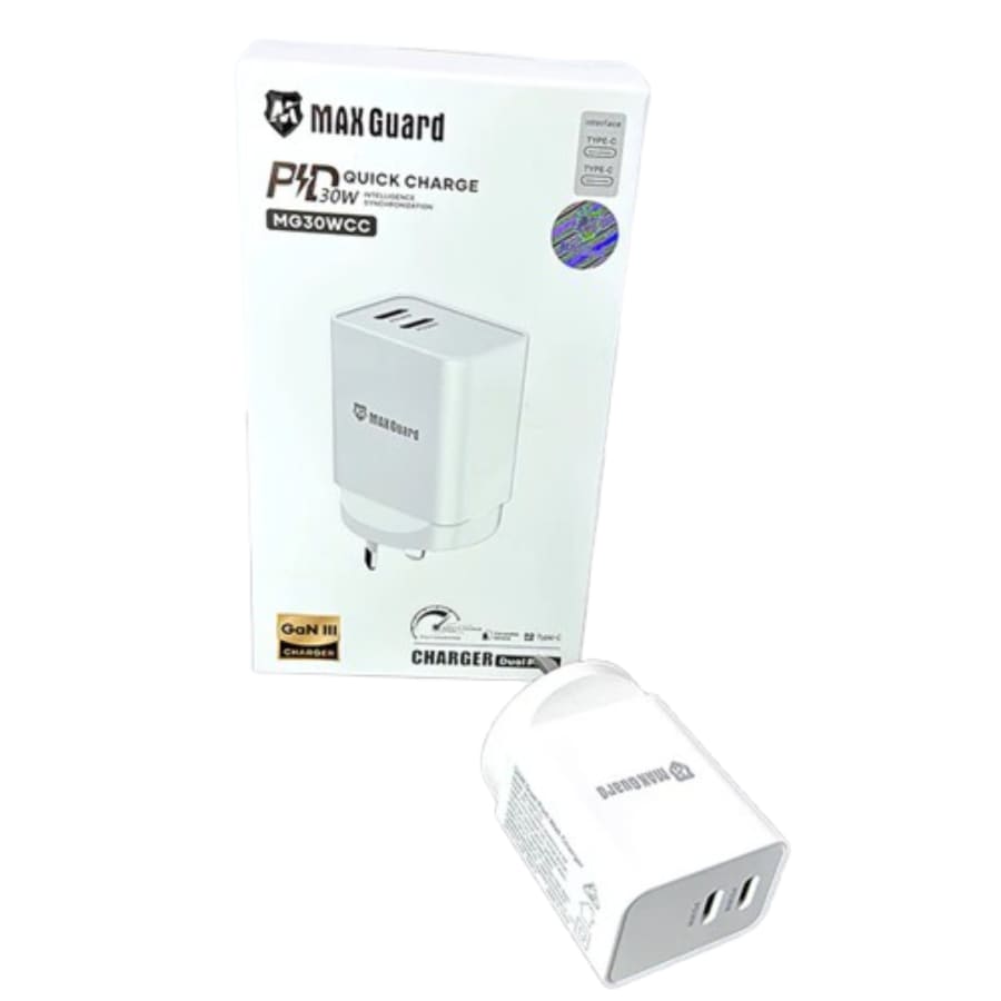 Maxguard PD 30W GaN III Wall Charger MG30WCC