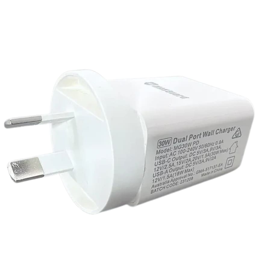 Maxguard PD 30W+ plus QC 18W wall charger MG30WAC/MG30WPD