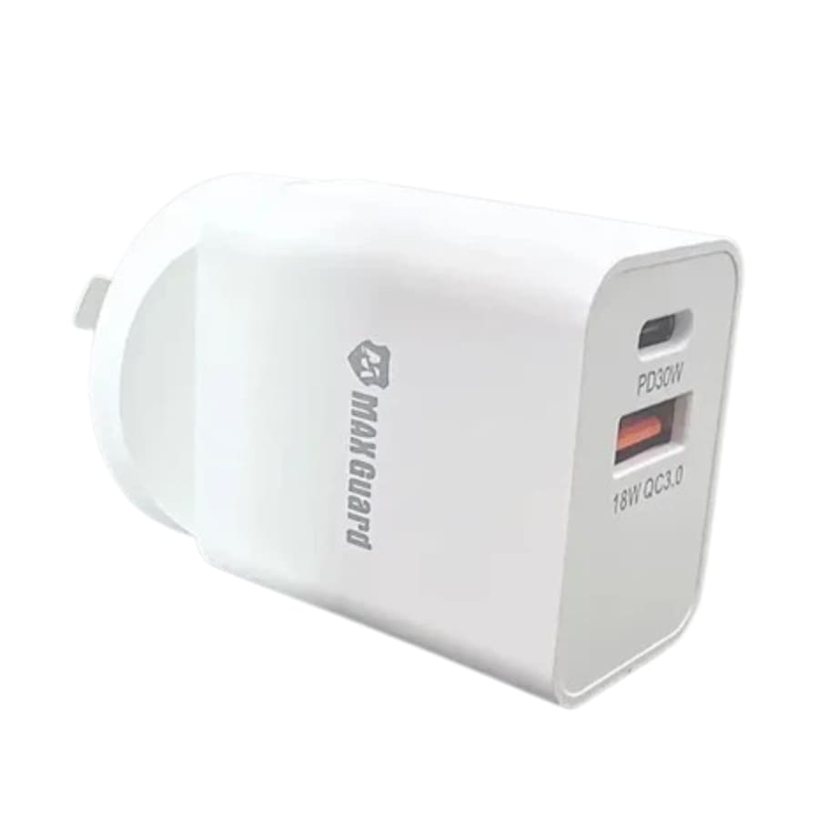 Maxguard PD 30W+ plus QC 18W wall charger MG30WAC/MG30WPD