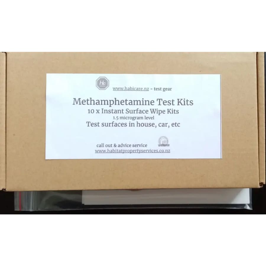 Meth Test Kit - 10 x Instant On-site Test Kits
