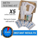 Meth Test Kit - 5 x Instant On-site Kits (Recommended for a 2 Bedroom Home) - Tools & (multipurpose)