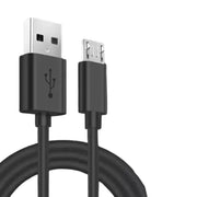 Micro USB Cable - 25cm (Black) - Black - Electronics Accessories