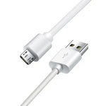 Micro USB Cable - 25cm (White) - White - Electronics Accessories