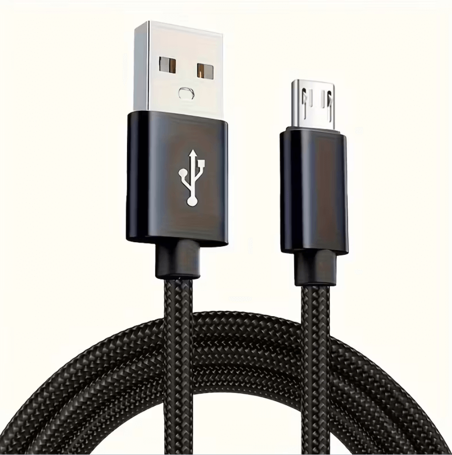 Fast charging micro USB nylon braided cable