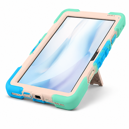 Phone case with a stand feature on a white background